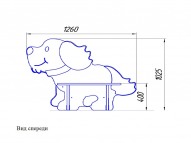 МФ-05.08 Лавочка детская «Щенок»